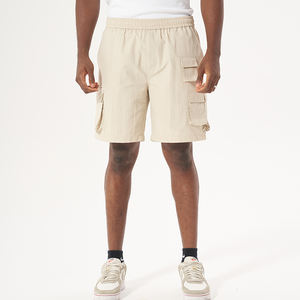 Pantalones cortos Cargo informales impermeables de alta calidad para hombre con diseño bordado Streetwear bolsillo utilitario envío DDP - Product Image 1