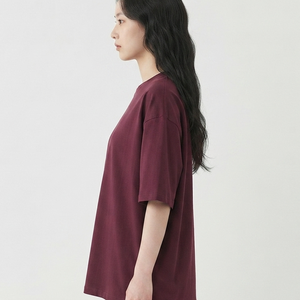 Camisetas de algodón 100% al por mayor para mujer, camisetas gráficas con logo, camisetas de color sólido para mujer, camisetas extragrandes para mujer - Product Image 6