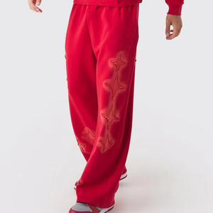 Bajo MOQ Premium Calidad Nuevo Desgastado Hombres Chándal Conjunto Para La Venta Nuevo Diseño Chándales Premium Impreso Sudadera Con Capucha Y Pantalones Conjunto - Product Image 4