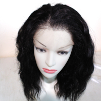 Perruques souples en dentelle complète, tressées, 100 % cheveux humains vierges vietnamiens, noir naturel, dentelle française HD transparente, luxe, longues, double densité