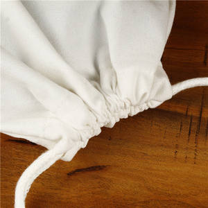 <b>Promotional</b> Fashion Striped <b>Tote</b> <b>Bags</b> for Women Canvas Shopping <b>Bag</b> Lace-up Closure with Custom Printed Logo - Product Image 3