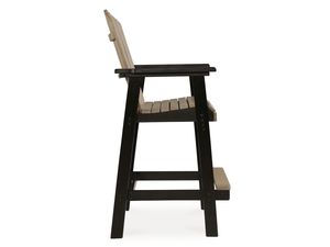 Ensemble de table à manger ronde en bois, chaises de jardin confortables en bois, robustes pour cour, salon, extérieur, parc, hôtel - Product Image 5