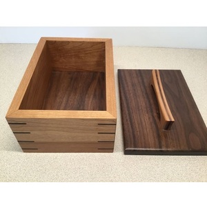 Boîte de rangement décorative en bois faite à la main avec couvercle à usage polyvalent - Product Image 6