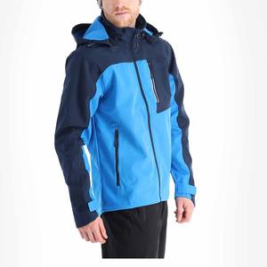 Veste de pluie imperméable à capuche pour hommes, coupe-vent à 3 couches, veste Softshell pour l'extérieur, sport, travail en plein air - Product Image 1