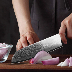 Venta al por mayor personalizado de alta calidad OEM ODM servicio japonés hecho a mano Damasco Pakka cuchillo de Chef de madera diseño moderno Material de Metal - Product Image 5