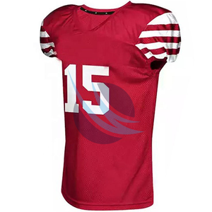 เสื้อเจอร์ซีย์เล่นฟุตบอลสไตล์อเมริกันเสื้อแห้งเร็วแขนสั้น - Product Image 1