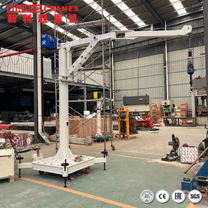 מנוף זרוע מתקפל, מסתובב, מתקפל, בעל כושר הרמה של 80 ק\"ג, 160 ק\"ג, 320 ק\"ג, 500 ק\"ג, 600 ק\"ג, מתאים לחללים קטנים, ללא כוח משיכה. - Product Image 2