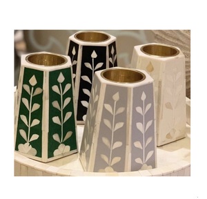 Bougeoir en forme de rectangle de nacre pour la décoration de table à la maison au meilleur prix - Product Image 6