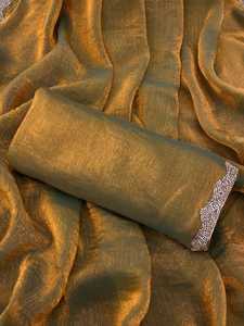 Indian Boutique Bollywood Designer Chiffon Sari Invierno Verano Exclusivo Fancy Última calidad superior Fiesta Boda Desgaste Saree - Product Image 5