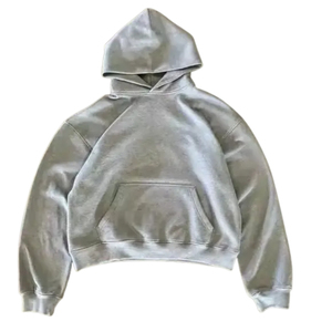 Custom Logo <b>Plain</b> Heavyweight Cropped Oversized Hoodie <b>Tracksuit</b> Premium High Quality Trendy Streetwear Comfortable <b>Tracksuit</b> - Product Image 1