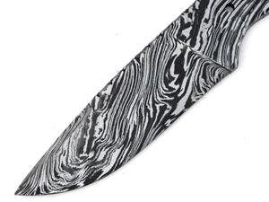 Couteau de poche en acier damas personnalisé fait à la main, fourreau en cuir pour la chasse, applications de bricolage, personnalisation OEM prise en charge - Product Image 4