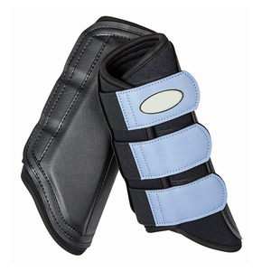 Botas de cepillado de cuero PU para caballos, precio al por mayor, botas de caballo de tendón ajustadas ajustables antideslizantes cómodas duraderas - Product Image 3