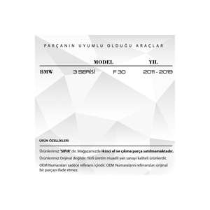 แร็คหลังคาชุดคลุมบาร์ชุด4ชิ้นสำหรับ F30 BMW 3 Series - Product Image 3