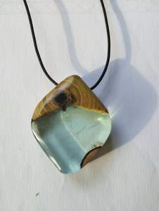 Colgante de resina de madera más vendido, fiesta, boda, uso hecho a mano, mango de madera y resina epoxi transparente, pendiente para regalo, calidad Premium - Product Image 4