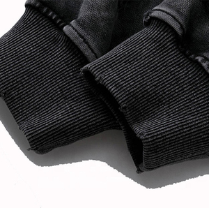 เสื้อฮู้ดดี้ผ้าคอตตอน 100% ทรงปกติ สไตล์สตรีทแวร์ คุณภาพสูง พิมพ์ลายสกรีน ดีไซน์แบบทำเก่า  น้ำหนักมาก - Product Image 6