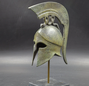 Casco Espartano de Gladiador de Moda, Disfraz Medieval de Soldado, Cosplay Griego, Esparta, Antiguo Romano, Acero Corintio - Product Image 1