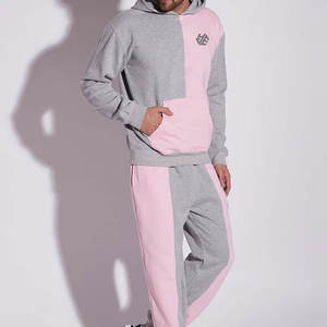 Chándales de patrón sólido transpirable de etiqueta privada de alto fabricante para hombre personalizado de algodón 100% para temporada de invierno personalizable - Product Image 2