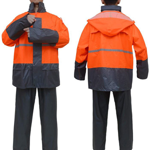 Combinaison de pluie pour homme ultra durable pour l'hiver, tissu tissé résistant et imperméable, ensemble deux pièces, camping, randonnée, protection quotidienne contre la pluie - Product Image 2