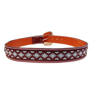 เข็มขัดหนังแท้สไตล์คลาสสิกแบบยูนิเซ็กซ์ ลายลูกปัดสี่เหลี่ยม หัวเข็มขัดโลหะผสมสังกะสี กว้าง 40 มม. ทนทาน เหมาะสำหรับงานทางการ ปรับแต่งได้ - Product Image 4