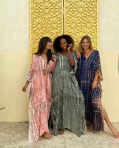 เสื้อแขนยาวมัดย้อมสำหรับผู้หญิง,เสื้อคลุมชายหาดชุดฤดูร้อน - Product Image 3