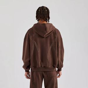Sweat à capuche pour homme en polaire, manches longues, confortable, chaud, idéal pour les vêtements décontractés, l'entraînement et la conception graphique personnalisée - Product Image 5