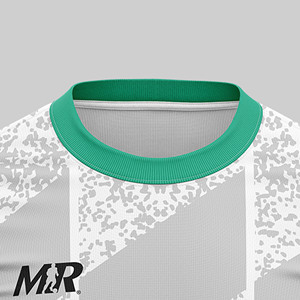T-shirt de sport personnalisé unisexe en blanc | Tissu en polyester durable | Vêtements d'entraînement de football, hockey, crosse - Product Image 2