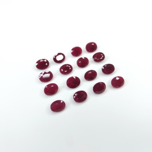 7x9mm chất lượng cao 100% tự nhiên Châu Phi <span class=keywords><strong>Ruby</strong></span> sâu máu đỏ hình bầu dục cắt lỏng đá quý đối với trang sức làm ở mức giá tốt nhất - Product Image 4