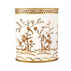 ถังขยะทรงกลมมีหลายสีสำหรับตกแต่งภายในบ้านและโรงแรมตะกร้าขยะแบบกลมดีไซน์คลาสสิกใหม่ล่าสุด - Product Image 6