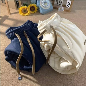 Winter Pants <b>Men</b> Fur <b>Lined</b> <b>Fleece</b> <b>Jogger</b> <b>Men</b> Thicken Casual Sweatpants Drawstring Trousers <b>Men</b> <b>Fleece</b> Running Pants Warm Pants - Product Image 2