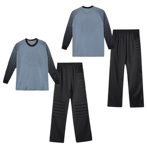Uniforme de gardien de but réversible de haute qualité pour hommes short à manches longues imprimé personnalisé vêtements de sport ensemble de vêtements de gardien de but - Product Image 2