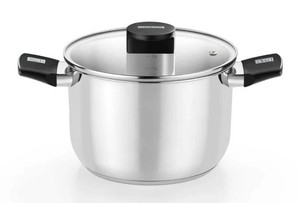 Pentola Elite in acciaio inox con coperchio in vetro 20 cm (Monix M240220) - Product Image 1
