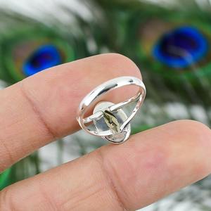 Anillo clásico de cuarzo ahumado Natural de mejor diseño, anillo hecho a mano, Plata de Ley 925 sólida, joyería de plata hecha a mano con estampado de plata 925 - Product Image 6