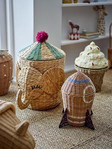 <b>Water</b> <b>hyacinth</b> <b>basket</b> woven into the shape of an elephant Handmade Storage <b>Basket</b> Wholesale eco-friendly Made in Vietnam - Product Image 5