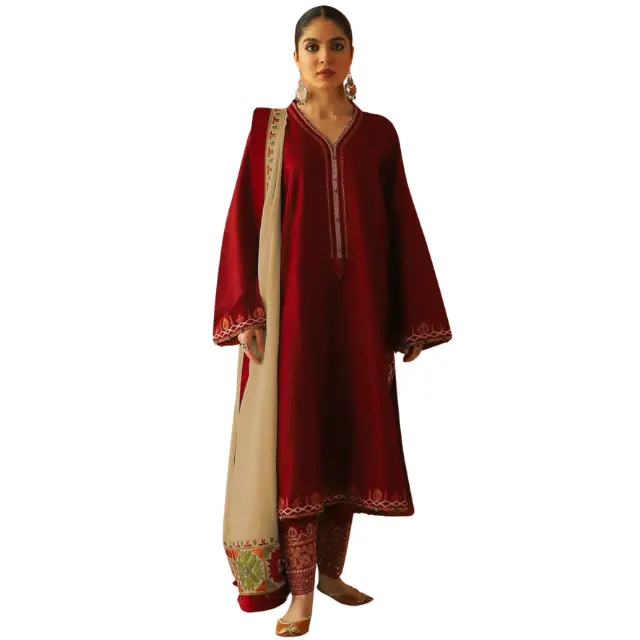 מוכן ללבוש הודי פקיסטני שמלות קיץ קז'ואל שמלת נשים שמלת פנג'אבי שמלת שאלוואר קמיז 3 יחידות ו-2 יחידות שמלות למכירה חמה