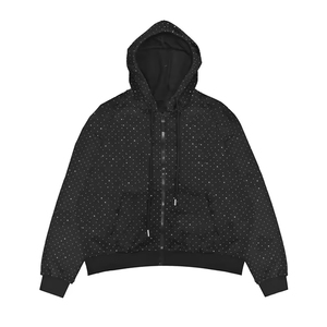 Sudaderas con Pedrería para Hombre, Diseño Único, Talla Grande, Básicas, Venta al por Mayor, Ropa Urbana de Alta Calidad - Product Image 1