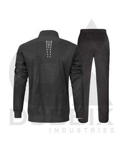 Conjunto de chándal de manga larga con cremallera para hombre para correr y hacer deporte - Product Image 2