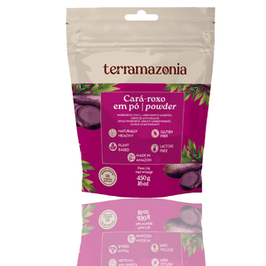 Terrazonmia Cara-roxo Polvo Dulce 450g Envasado al Vacío Naturalmente Saludable a Base de Plantas Hecho en Brasil Sin Gluten Vegano para Niños y Adultos - Product Image 4