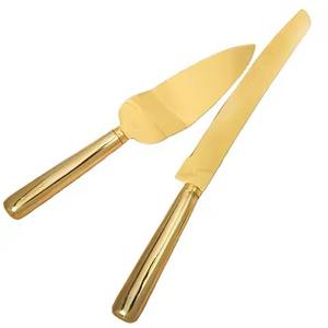 ชุดมีดตัดเค้กโลหะแบบวินเทจด้ามจับไม้เครื่องใช้ในการเสิร์ฟเค้กโลหะ - Product Image 5