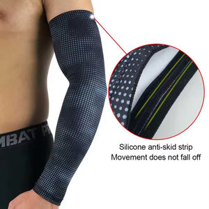 Mangas de Brazo Unisex Resistentes a los Rayos UV, Ecológicas, Control de Humedad, Tejido Elástico de Spandex/Poliéster, Corte Sin Costuras para Deportes al Aire Libre - Product Image 4
