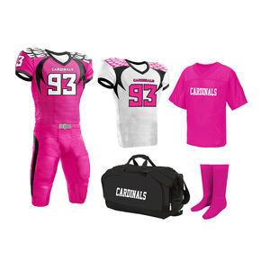 เสื้อฟุตบอลอเมริกันแขนสั้นสำหรับผู้ชายชุดรักบี้พิมพ์ลายผ้า100% โพลีเอสเตอร์ - Product Image 6