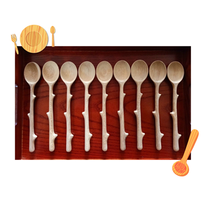 Minimalist wooden spoons | For dinning and restaurant use | Viet Nam origin - Product Image 2