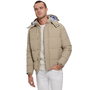 Chaqueta acolchada de manga larga 2025 para ropa de invierno, Material transpirable de la mejor calidad, chaqueta acolchada de talla grande para hombre, servicio OEM - Product Image 1
