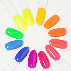 Ghiaccio NOVA Pop Gel al <span class=keywords><strong>Neon</strong></span> colore smalto all'ingrosso Hema materiale libero <span class=keywords><strong>Neon</strong></span> fluorescente Uv Gel Set smalto per unghie - Product Image 1