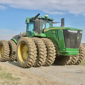 Brazo de cargadora de tractor diésel habilitado para PTO 4WD para operaciones de campo agrícola medianas y grandes con caja de cambios de motor de bomba central - Product Image 3