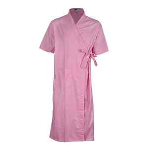 Robe de patient de haute qualité, vêtements jetables à manches courtes pour hôpital, pour hommes et femmes, service de faible MOQ - Product Image 4