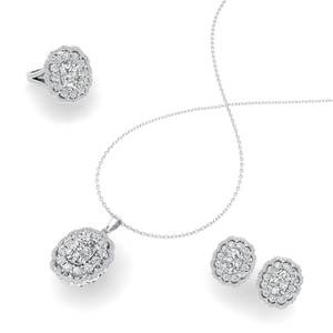 REYES vente directe d'usine 925 ensemble de boucles d'oreilles en moissanite taille ovale en argent pour femmes bijoux de bague de mariage brillants 14.01 - Product Image 3