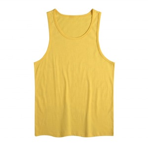 Offre Spéciale débardeurs vierges en coton biologique jaune vente en gros débardeur pour femmes impression personnalisée en 2025 - Product Image 6