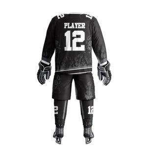 New Arrival Casual Wear Customized Design Logo Printed ICE Hockey Uniform Men Good Quality Ice Hockey Uniform - Product Image 4