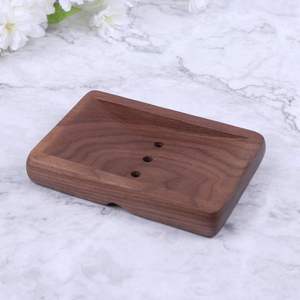 Porte-savon de style classique pour lavabo de salle de bain, naturel, avec finition lisse, antidérapant et durable - Product Image 2