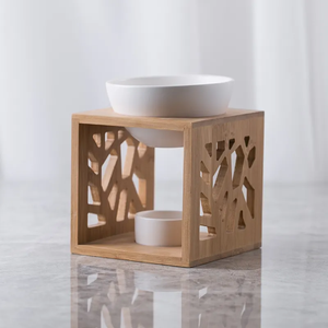 Quemador de Incienso de Cerámica con Base de Madera de Mango Natural, de la Mejor Calidad, para Uso Regular - Product Image 5